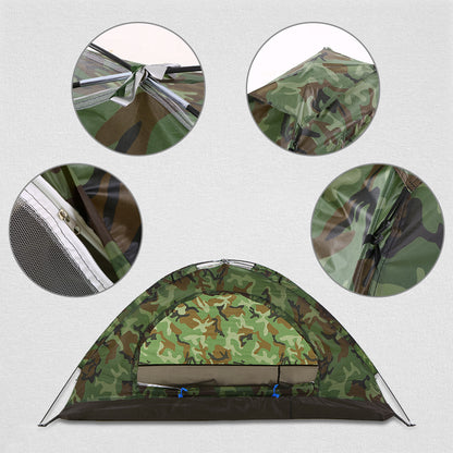 Outdoor Portable Single Layer Camping Tent