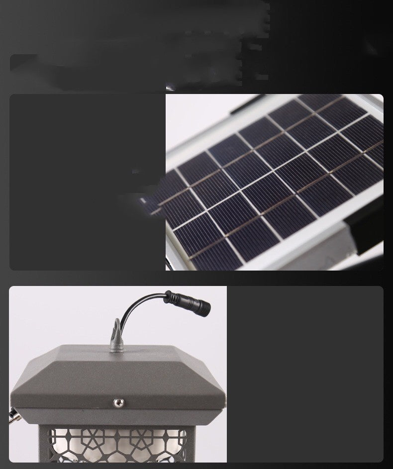 Lámpara antimosquitos con iluminación cuadrada solar