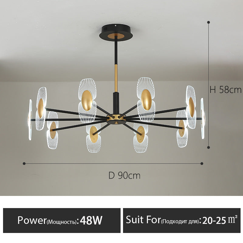 Lampe d'étude nordique créative atmosphère dorée