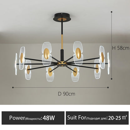 Lampe d'étude nordique créative atmosphère dorée