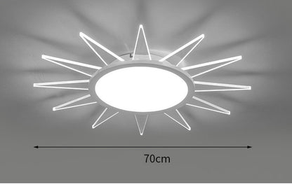 Lámpara Led Para Sala De Estar Ambiente Moderno Y Sencillo.