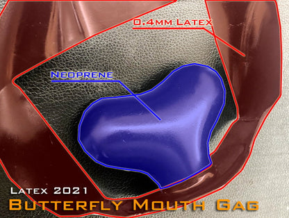 Soft Neoprene Butterfly Mouth Plug