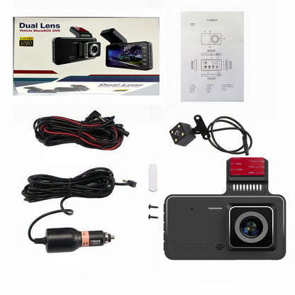 4-inch Adhesive Dashcam Dual Lens