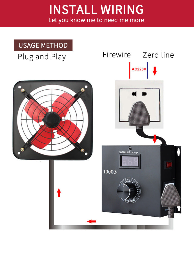 Electronic Motor Electric Drill Speed Controller Electric Furnace Thermolator