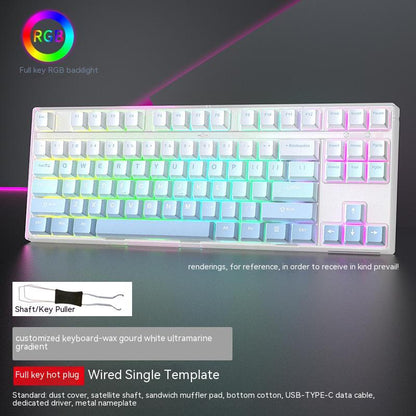 Clavier de poulet de jeu Axis Gaming monomode filaire échangeable à chaud