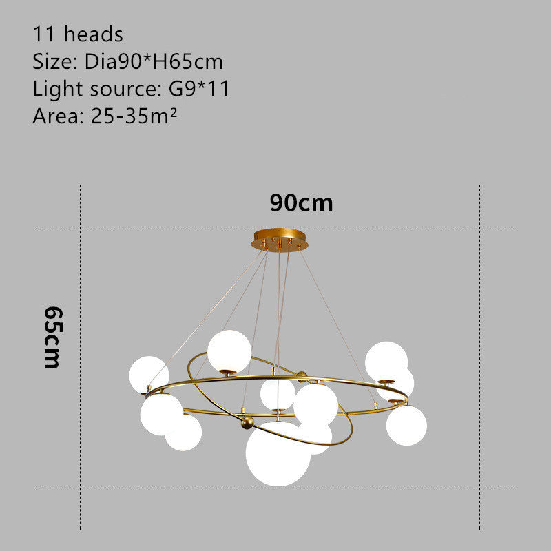 Lustre de mode créatif de personnalité de salle à manger pour enfants minimaliste moderne