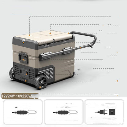 Refrigerador de refrigeración con compresor de uso general para el hogar y el automóvil