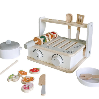 Mini Table de Barbecue, maison de jeu pour enfants, jouets de cuisine