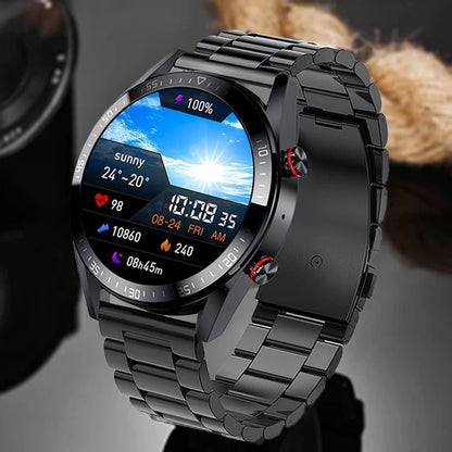 Appel Bluetooth montre intelligente musique fréquence cardiaque pression artérielle écran toujours lumineux