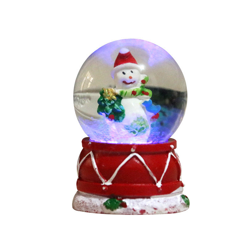 Resin Crystal Ball Decorations For Christmas Gifts