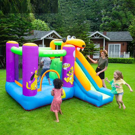 Children's Home Castle Small Inflatable Jump Bed