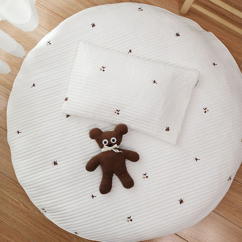 Thickened Embroidered Play Mat Children's Room Cushion