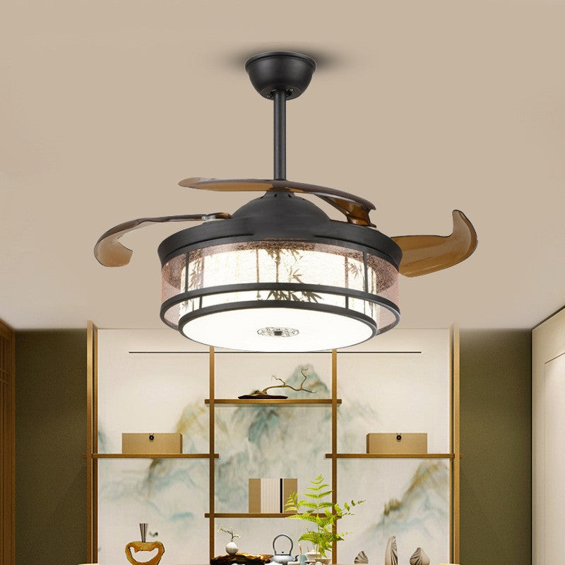 New Chinese Style Fan Chandelier Invisible Retro