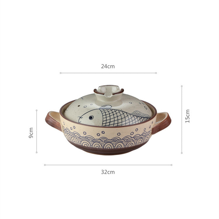 Household Japanese Casserole Claypot Rice Dedicated Ceramic Pot