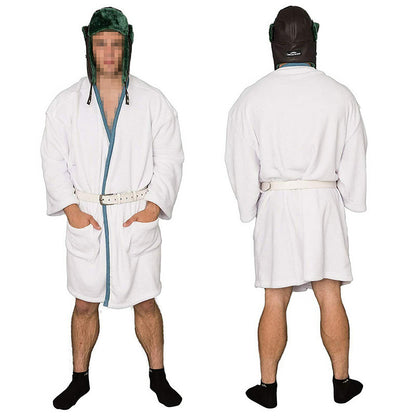 Free Size Christmas Halloween Costume White Robe