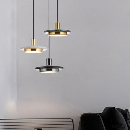 Nordic Round Marble Minimalist Chandelier