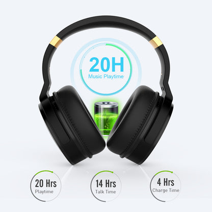 E8A Active Noise Cancelling Headset Computer Mobile Phone Heavy Bass Gaming Wireless Bluetooth Sports