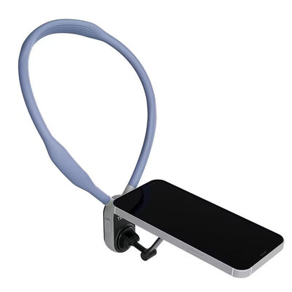 Soporte magnético de silicona para teléfono móvil, soporte de liberación rápida para teléfono, soporte colgante de cuello con succión magnética Magsafe