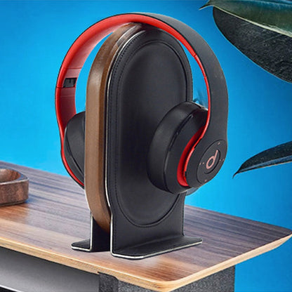 Walnut Headphone Bracket Headset Rack For Desktop Display