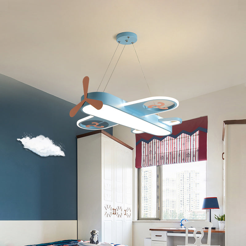 Children's Room Plane Light Led Cartoon Chandelier