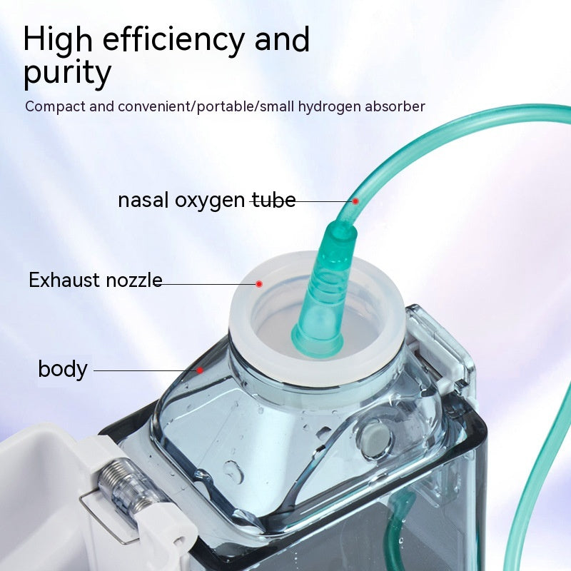 Tasse simple d'électrolyse de l'eau, séparation portative de l'hydrogène et de l'oxygène, tasse d'eau d'hydrogène