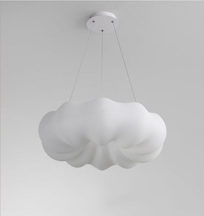 Lustre nordique moderne et simple en forme de petit nuage pour chambre à coucher