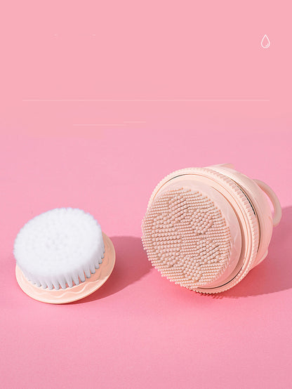 Artefact de lavage du visage féminin, nettoyage des pores du visage, Massage électrique en Silicone, charge