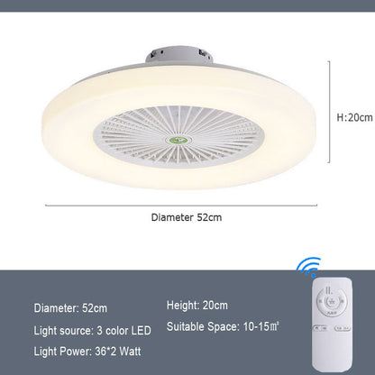 Maison moderne simple et calme avec ventilateur électrique