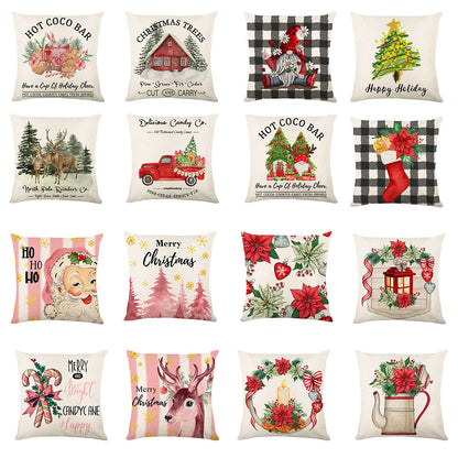 Christmas Combination Pillow Cover Home