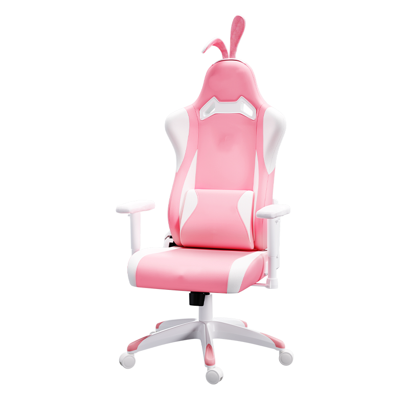 Silla de computadora rosa para el hogar