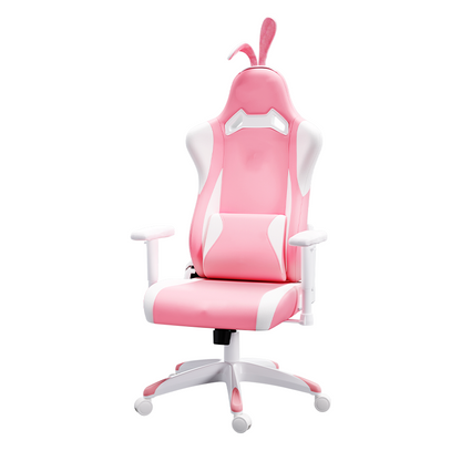 Chaise d'ordinateur rose domestique