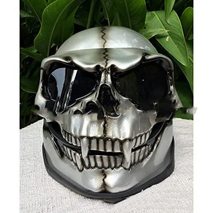 Máscara de casco con cabeza de calavera para Halloween, estilo europeo y americano