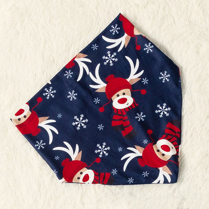 Printed Christmas Parent-child Home Suit