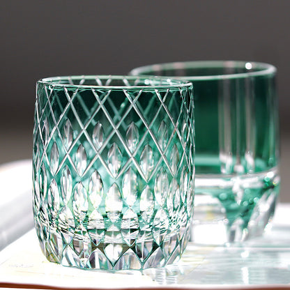 Fashion Hand Carved Crystal Glass Cup