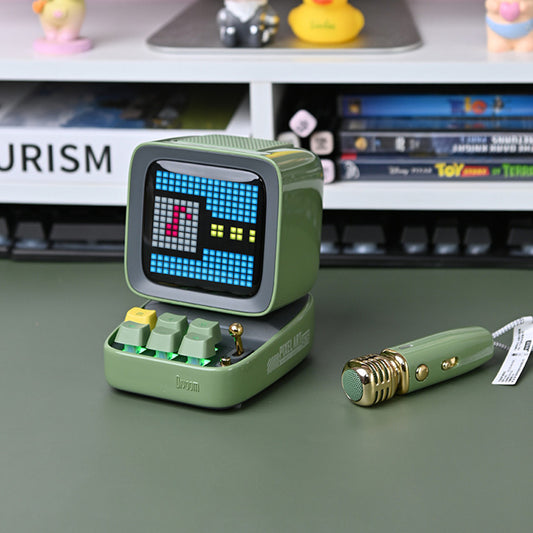 Mini Portable Pixel Vintage Speaker