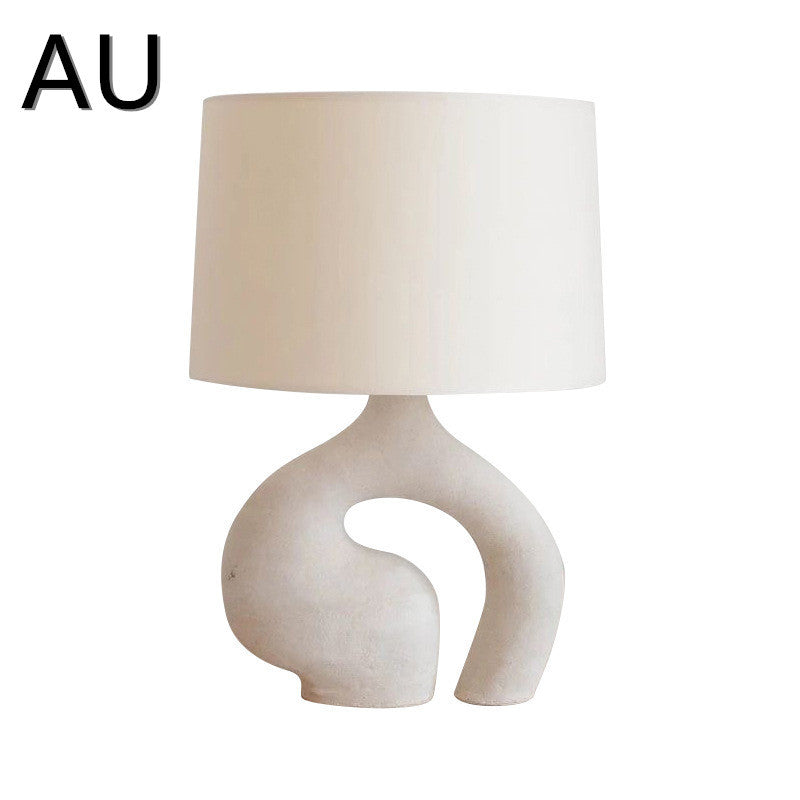 Lampe de Table en tissu nordique pour chambre à coucher, étude de chevet, créateur d'art, modèle de chambre