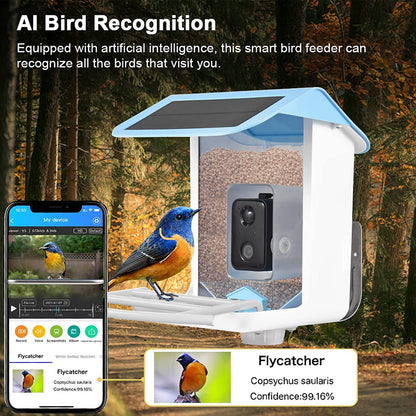 Smart Bird Feeder AI Recognition APP Camera