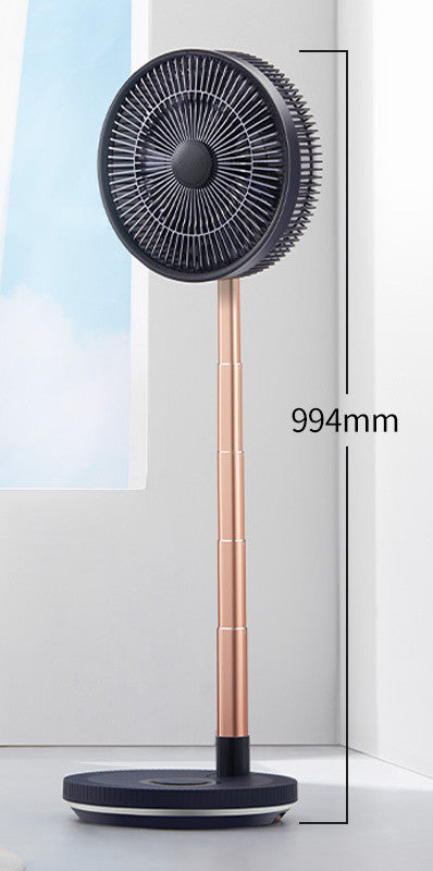 Ventilador eléctrico plegable telescópico silencioso multifuncional de circulación de piso