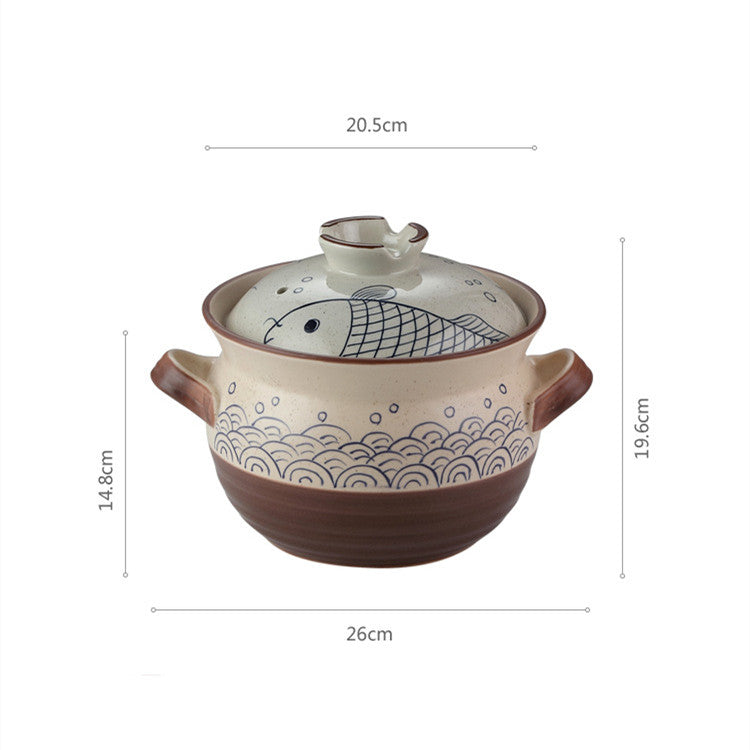 Household Japanese Casserole Claypot Rice Dedicated Ceramic Pot