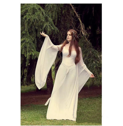 Robe longue de spectacle pour femme Halloween