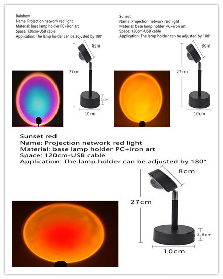 El Sol Nunca Se Pone Proyección Atardecer Atmósfera Luz