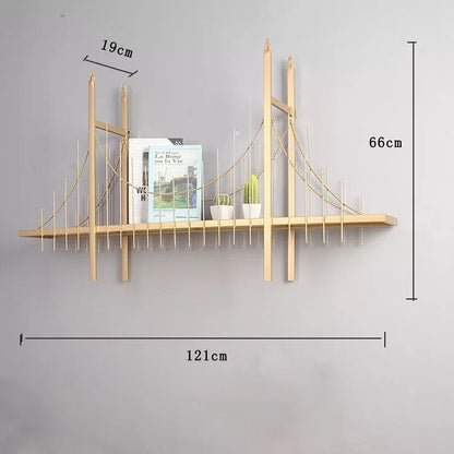 Étagère de pont rétro américaine, décoration murale suspendue