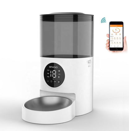 Machine d'alimentation automatique WIFI pour animaux de compagnie, pour chats et chiens