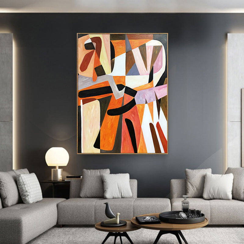 Oil Painting Hand Painted Abstract Hallway Decorative