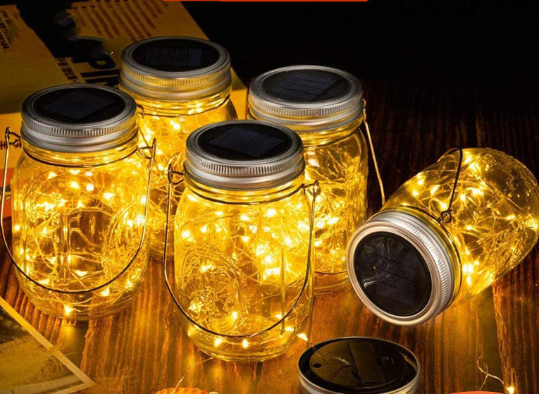 Solar Mason Jar  Light Decoration Mason Jar Light Outdoor Hanging Light Mason Jar Light String