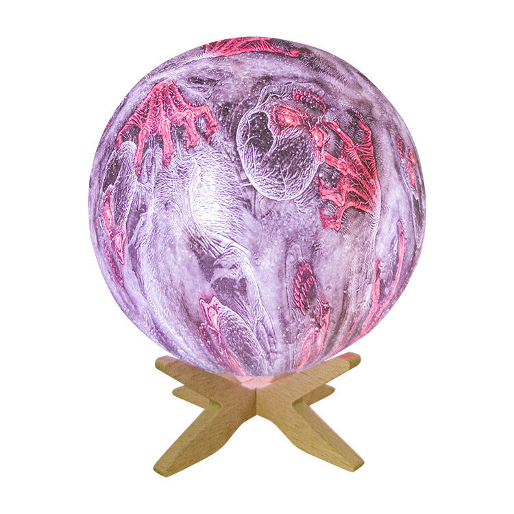 Nouveau Cadeau d'halloween lune lampe de Table créative pour enfants