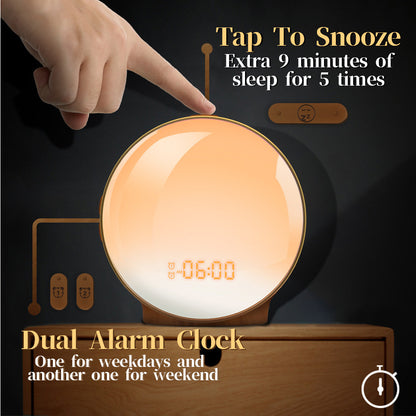 Alarm Wake UP Sunrise Natural Wake Up Light