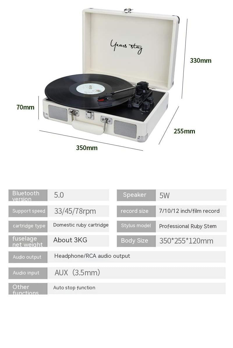 Lecteur de disque vinyle intégré