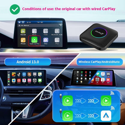 Voiture originale de boîte de mise en réseau de voiture intelligente de Carplay câblée à Qualcomm sans fil