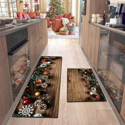 Christmas Decorative Carpet Home Doorway Foot Mats